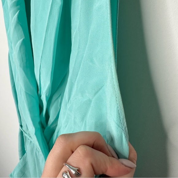 WILFRED Aritzia Sabine Dress Tiffany Blue/Turquoise - Picture 11 of 12